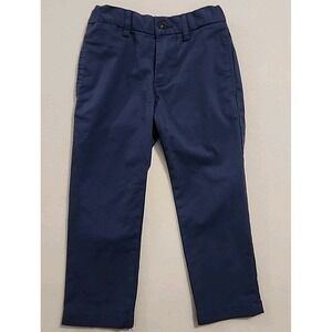 Polo Ralph Lauren Boys Adjustable Waist Pants Size 3/3T Blue Navy EUC